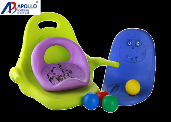 HDPE Bottle Blow Molding Machine , Baby Colorful Wheel Extrusion Moulding Machine